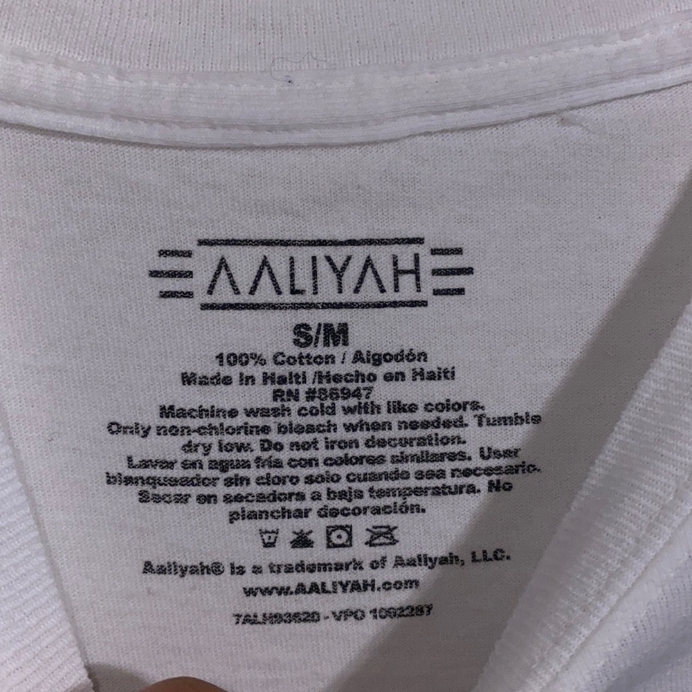 Aaliyah R&B & Hip Hop Graphic T-Shirt - Picture 4 of 4